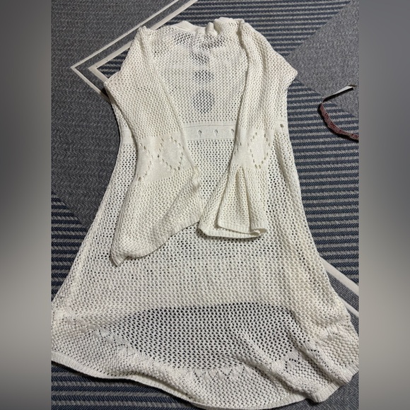 ✨SOLD✨Cupshe Cream Crochet Dress - Picture 7 of 11